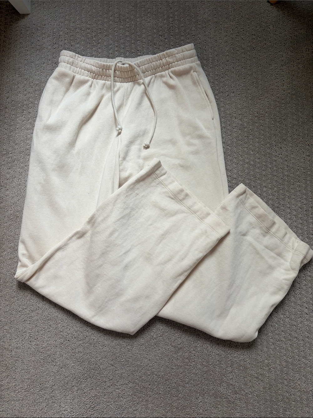 Old Navy Socomfy Cream Sweatpants